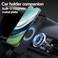 Kepuch Case Compatible for Honor Magic 6 Pro Litchi Grain Magnetic Holder Builtin Metal Plate Cover Bumper Black