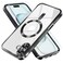 Misea Magnetic for iPhone 16 Plus Case Compatible with MagSafe Never Yellowing Military Grade Drop Protection Full Camera Lens Protector Plating Soft Clear Phone Case for Women 67 Black