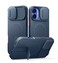 SURITCH for iPhone 16 Plus Case with Magnetic Camera Slide Cover and Adjustable Kickstand Compatible with MagSafe Shockproof Bumper Case Slim Protective Cover for iPhone 16 Plus 67 Inch Blue