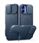 SURITCH for iPhone 16 Plus Case with Magnetic Camera Slide Cover and Adjustable Kickstand Compatible with MagSafe Shockproof Bumper Case Slim Protective Cover for iPhone 16 Plus 67 Inch Blue
