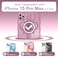 CAPRARO Cute for iPhone 15 Pro Max Case Compatible with MagSafe Curly Wave Edge Full Camera Protection 14 FT Drop Protection Magnetic Phone Case for 15 Pro Max 67 Inch Black Currant