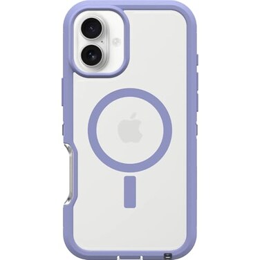 OtterBox iPhone 16 Plus Defender Series XT Clear Case Denver Dusk Clear Tough Rugged Durable iPhone Case Snaps on MagSafe PressureFitted DualLayer iPhone Case