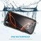 Lanhiem for iPhone 16 Pro Max Waterproof Case Dustproof Case Builtin Screen Protector Camera Protection 360 Full Body Heavy Duty Waterproof Phone Case 69 BlackClear
