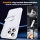 SKYLMW Compatible with iPhone 14 Pro Case with Invisible Magnetic ORing Stand MilitaryGrade Phone Case for iPhone 14 Pro 61 Compatible with MagSafeGreat Grip FeelingTranslucent
