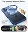 TORRAS Ultra Magnetic Ostand for iPhone 16 Pro Case Fit for MagSafe Sturdy Stand Ring Holder MilGrade Shockproof Matte AntiScratch Slim Protective Kickstand Case Navy Blue 63 inch