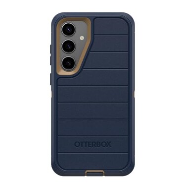OtterBox Samsung Galaxy S24 Only Defender Series Case Blue Suede Shoes Case Only Screenless Rugged Durable with Port Protection Microbial Defense Protection NonRetail Packaging