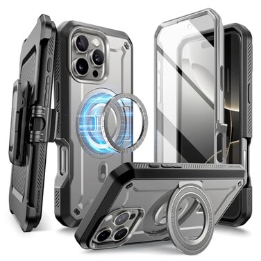 SUPCASE for iPhone 16 Pro Case with Stand UBPro Mag Support MagSafe Builtin Screen Protector Belt Clip MilitaryGrade Protection Magnetic Phone Case for iPhone 16 Pro 63 2024 Tigray