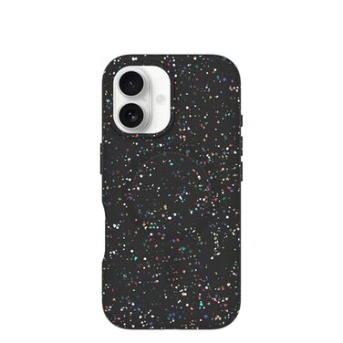 OtterBox Core Series for MagSafe for iPhone 16 Carnival Night Black Sleek Rubber Design Smooth Finish Camera Bumpers and Protective Screen Lip
