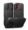 SURITCH for iPhone 16 Plus Case with Magnetic Camera Slide Cover and Adjustable Kickstand Compatible with MagSafe Shockproof Bumper Case Slim Protective Cover for iPhone 16 Plus 67 Inch Black