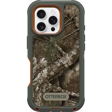 OtterBox iPhone 16 Pro Defender Series Case Realtree APX Tough Rugged Durable iPhone Case Snaps on MagSafe MultiLayer Impact Absorbing iPhone Case