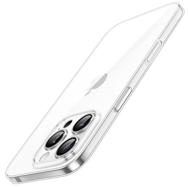 JETech Ultra Slim Case for iPhone 16 Pro 63 Inch Camera Lens Full Protection Lightweight Clear PP Hard Minimalist Cover Clear