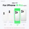 ORNARTO Compatible with iPhone 16 Pro Case 63 Slim Liquid Silicone 3 Layers Soft Gel Rubber Shockproof Protective Cover with AntiScratch Microfiber LiningWhite