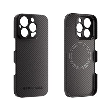 FREEWELL Pro Filmmaker Case for iPhone 16 Pro Magnetic Filters 17mm Lens Mount Black
