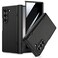 VEGO for GalaxyZFold6 Case Z Fold 6 Case with Builtin Privacy Screen Protector Hinge Protection Support Wireless Charging Slim PU Leather Cover for Samsung Galaxy Z Fold 6 5G Carbon Fiber