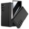 VEGO for GalaxyZFold6 Case Z Fold 6 Case with Builtin Privacy Screen Protector Hinge Protection Support Wireless Charging Slim PU Leather Cover for Samsung Galaxy Z Fold 6 5G Carbon Fiber