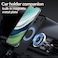 Kepuch Case Compatible for Honor 200 Pro Litchi Grain Magnetic Holder Builtin Metal Plate Cover Bumper Black