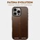 kingflag Genuine Leather Case for iPhone 16 Pro 63 inch Oil Wax FullGrain Leather Compatible with MagSafe Metal Buttons and Camera Bezel Rustic Brown