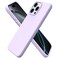 ORNARTO Compatible with iPhone 16 Pro Max Case 69 Slim Liquid Silicone 3 Layers Soft Gel Rubber Shockproof Protective Cover with AntiScratch Microfiber LiningPastel Lilac