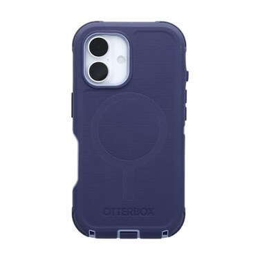 OtterBox iPhone 16 Defender Series Case Denver Dusk Purple Tough Rugged Durable iPhone Case Snaps on MagSafe MultiLayer Impact Absorbing iPhone Case