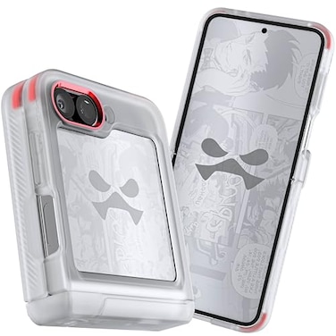 Ghostek Covert Clear Galaxy Z Flip 6 Case with Builtin Kickstand and Full Hinge Protection Shockproof Protective Phone Cover Designed for 2024 Samsung Galaxy Z Flip6 67 Clear