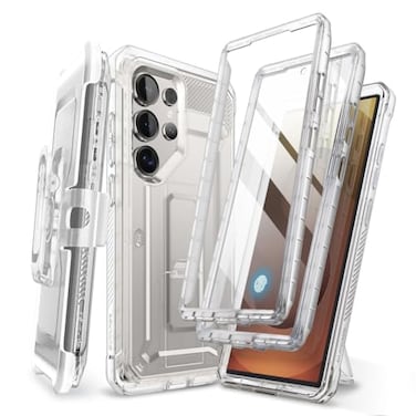 SUPCASE for Samsung Galaxy S25 Ultra Case with Stand Unicorn Beetle Pro 2 Front Frames Builtin Screen Protector BeltClip MilitaryGrade Protection Phone Case for S25 Ultra 69 Inch Clear