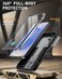 Poetic Spartan Case for Galaxy S25 Plus 67 Slide Camera Cover Screen Protector Works with Fingerprint IDMilitary Grade Rugged Shockproof S25 Plus Phone Case with Kickstand Metallic Gun Metal