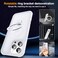 SKYLMW Compatible with iPhone 16 Pro Max Case with Invisible Magnetic ORing Stand MilitaryGrade Phone Case for iPhone 16 ProMax 69 Compatible with MagSafeGreat Grip FeelingTranslucent