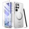 i-Blason iBlason Clear Case for Samsung Galaxy S25 Ultra Case MagSafe with Builtin Screen Protector Support Wireless Charger FullBody Slim Fit Style Magnetic Phone Case for S25 Ultra Clear