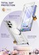 i-Blason iBlason Clear Case for Samsung Galaxy S25 Ultra Case MagSafe with Builtin Screen Protector Support Wireless Charger FullBody Slim Fit Style Magnetic Phone Case for S25 Ultra Clear