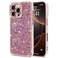 Lafunda for iPhone 16 Pro Max Case Glitter Luxury Shiny Bling Sparkly Bumper Cover with Crystal Diamonds for Women Girls Soft Slim Shockproof Protective Phone Case for iPhone 16 Pro Max 69 Pink