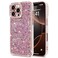 Lafunda for iPhone 16 Pro Max Case Glitter Luxury Shiny Bling Sparkly Bumper Cover with Crystal Diamonds for Women Girls Soft Slim Shockproof Protective Phone Case for iPhone 16 Pro Max 69 Pink