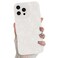 MZELQ for iPhone 16 Pro Max Case Silicone Floral Flower Rose Cute Pattern Camera Protection Soft Slim Phone Case for Phone Case White