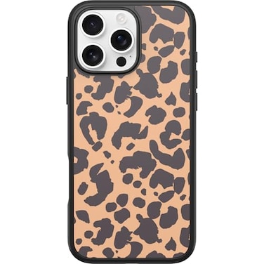 OtterBox iPhone 16 Pro Max Symmetry Series Case Leo Look Black UltraThin Sleek Leopard Print iPhone Case