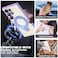 ETPESOK Compatible with Samsung Galaxy S25 Ultra Case with Magnetic Ring Stand Compatible with MagSafe Full Camera Lens Protector Plating Clear Phone Case for S25 Ultra 69 Light Purple
