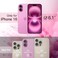 JETech Case for iPhone 16 61Inch Shockproof Phone Bumper Cover Solid Color Matte TPU Frame AntiScratch Clear Back Pink