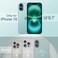 JETech Liquid Silicone Case for iPhone 16 61Inch Silky Soft Touch FullBody Protective Phone Case AntiScratch Shockproof Cover with Microfiber Lining Teal