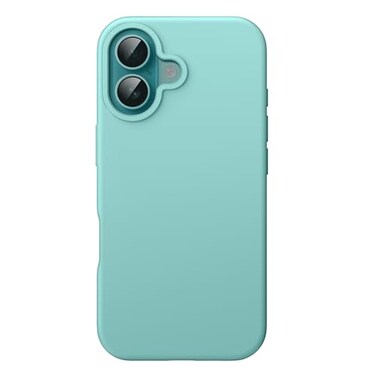 JETech Liquid Silicone Case for iPhone 16 61Inch Silky Soft Touch FullBody Protective Phone Case AntiScratch Shockproof Cover with Microfiber Lining Teal