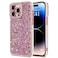 Lafunda for iPhone 14 Pro Max Case Glitter Luxury Shiny Bling Sparkly Bumper Cover with Crystal Diamonds for Women Girls Soft Slim Shockproof Protective Phone Case for iPhone 14 Pro Max 67 Pink