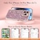 Lafunda for iPhone 14 Pro Max Case Glitter Luxury Shiny Bling Sparkly Bumper Cover with Crystal Diamonds for Women Girls Soft Slim Shockproof Protective Phone Case for iPhone 14 Pro Max 67 Pink