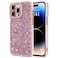 Lafunda for iPhone 14 Pro Max Case Glitter Luxury Shiny Bling Sparkly Bumper Cover with Crystal Diamonds for Women Girls Soft Slim Shockproof Protective Phone Case for iPhone 14 Pro Max 67 Pink