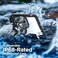ENCASED Waterproof Case Designed for Samsung Galaxy S25 Ultra IP68 Full Body Protective Phone Case with Screen Protector Builtin ClearBlack S25 Ultra