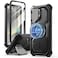 i-Blason iBlason Armorbox for Samsung Galaxy S25 Plus Case MagSafe with Stand 360 FullBody with Builtin Screen Protector Camera Cover Kickstand Support Wireless Charger MilitaryGrade Protection Black