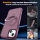 SKYLMW Compatible with iPhone 14 Plus Case with Invisible Magnetic ORing Stand MilitaryGrade Translucent Case for iPhone 14 Plus 67 Compatible with MagSafeGreat Grip Feeling Wine Red
