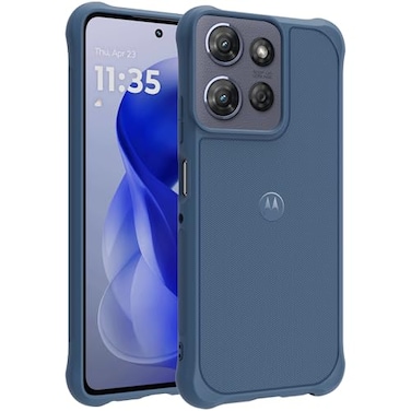 Motorola Moto G Power 20252026 Rugged Protective Case Dusk Blue Precision fitMilitary Grade Shock Absorbing Cover for Enhanced Phone Grip Drop Protection