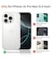 FEWGEY for iPhone 16 Pro Max Case with MagSafe Stand Ring for Women Cute Clear Floral Design with 360 Kickstand Holder Magnetic Shock Proof HeavyDuty Protection Blue Flower