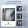 Maxdara for Samsung Z Fold 6 Case with S Pen Slot Tempered Glass Screen Protector Hidden Kickstand Support Wireless Charging Protective Phone Case for Samsung Galaxy Z Fold 6 5G Blue