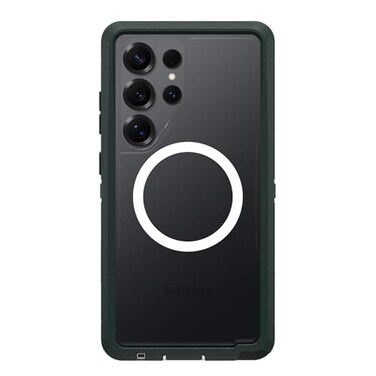 OtterBox Samsung Galaxy S25 Ultra Defender Series XT Clear Magnet Case Sagebrush Green