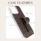 WALLI CASES for iPhone 16 Pro Max Case Aesthetic Wallet Phone Case Card Holder Securely Holds up to 2 Cards Cute Trendy Phone Cover for Women fits iPhone 16 Pro Max with Kickstand Finger Strap
