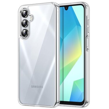 JETech Case for Samsung Galaxy A16 5G 4G 67Inch NonYellowing Shockproof Bumper Protective Phone Cover AntiScratch Hard PC Back Clear