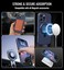 Vanxiliiy for iPhone 16 Pro Case Stand Slim Comfortable Liquid Silicone Phone Cases Compatible with MagSafe Magnetic Ring Kickstand Stand Full Camera Protection for iPhone 16 Pro 63 Dark Blue